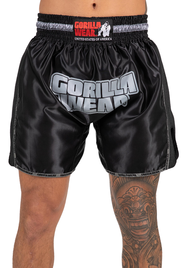 Piru Muay Thai Shorts - Black