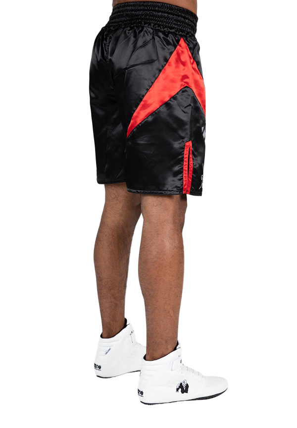 Hornell Boxing Shorts - Black/Red - Unisex