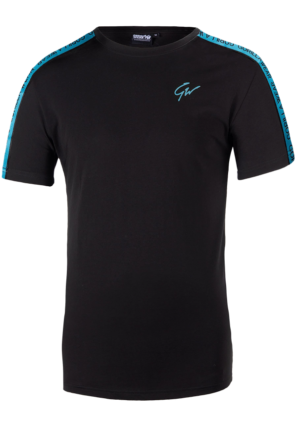 Chester T-shirt - Black/Blue