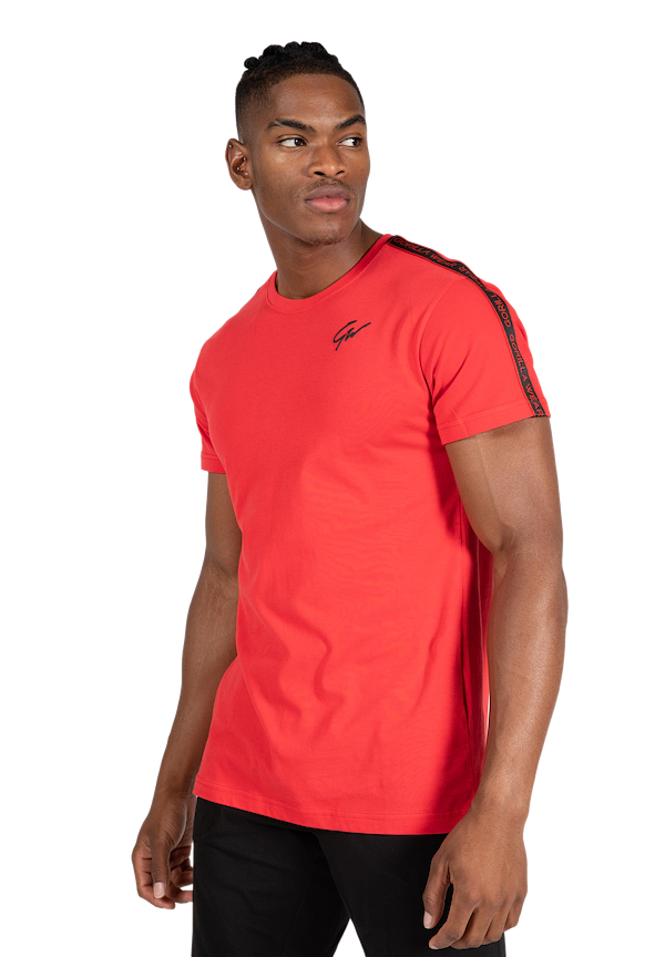 Chester T-shirt - Red/Black