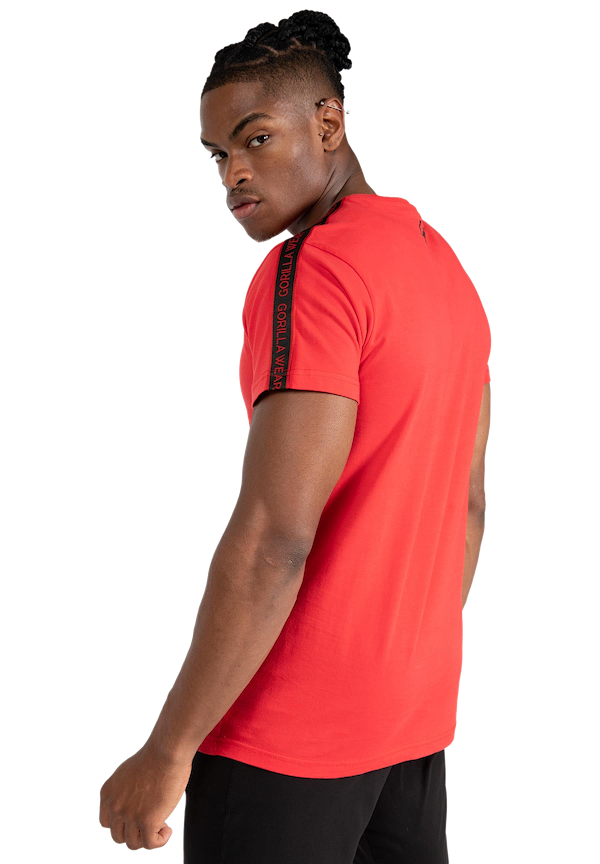 Chester T-shirt - Red/Black