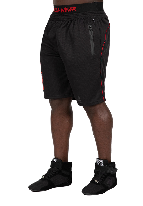 Mercury Mesh Shorts - Black/Red