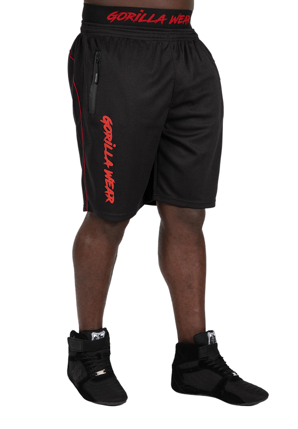 Mercury Mesh Shorts - Black/Red