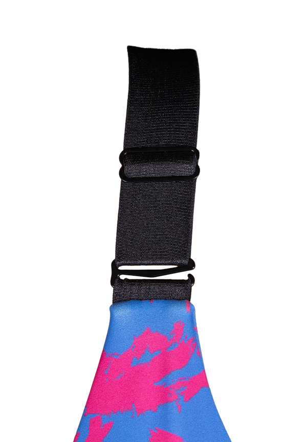 Colby Sports Bra - Blue/Pink