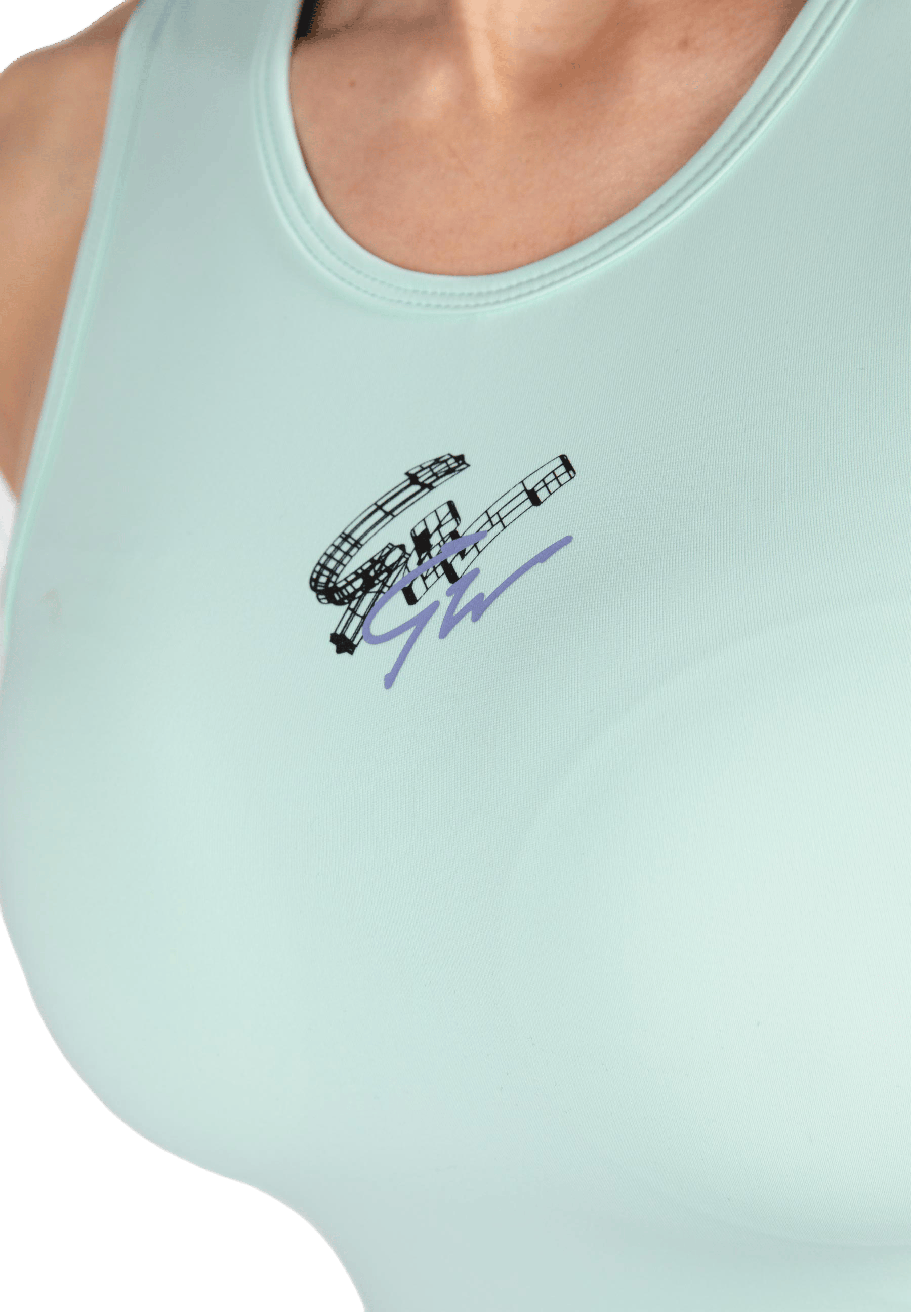 Zion Crop Top - Mint Green