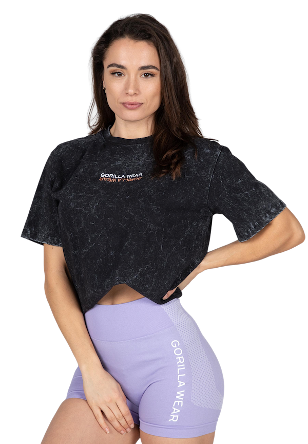 Medina Oversized T- Shirt - Washed black