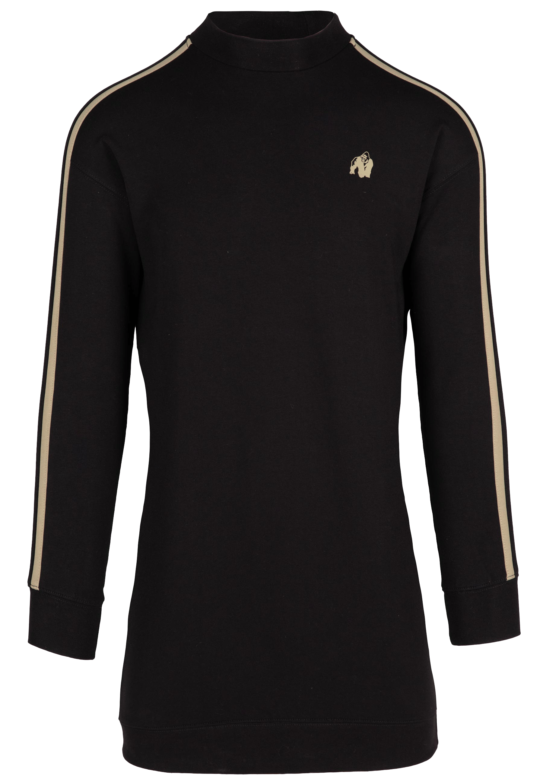 Isabella Sweatshirt Dress - Black