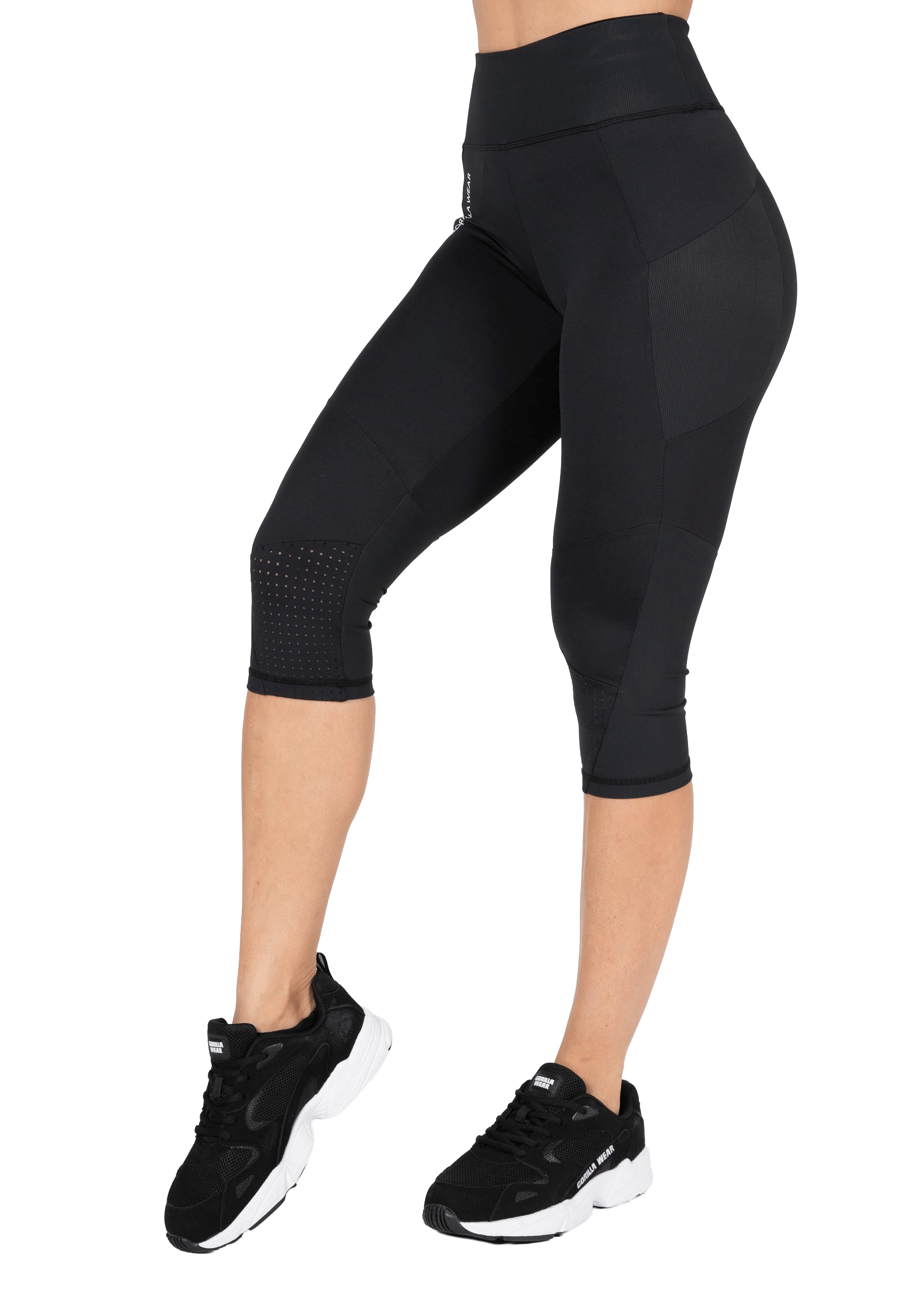 Monroe Cropped Leggings - Black