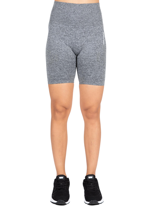 Quincy Seamless Cycling Shorts - Gray Melange
