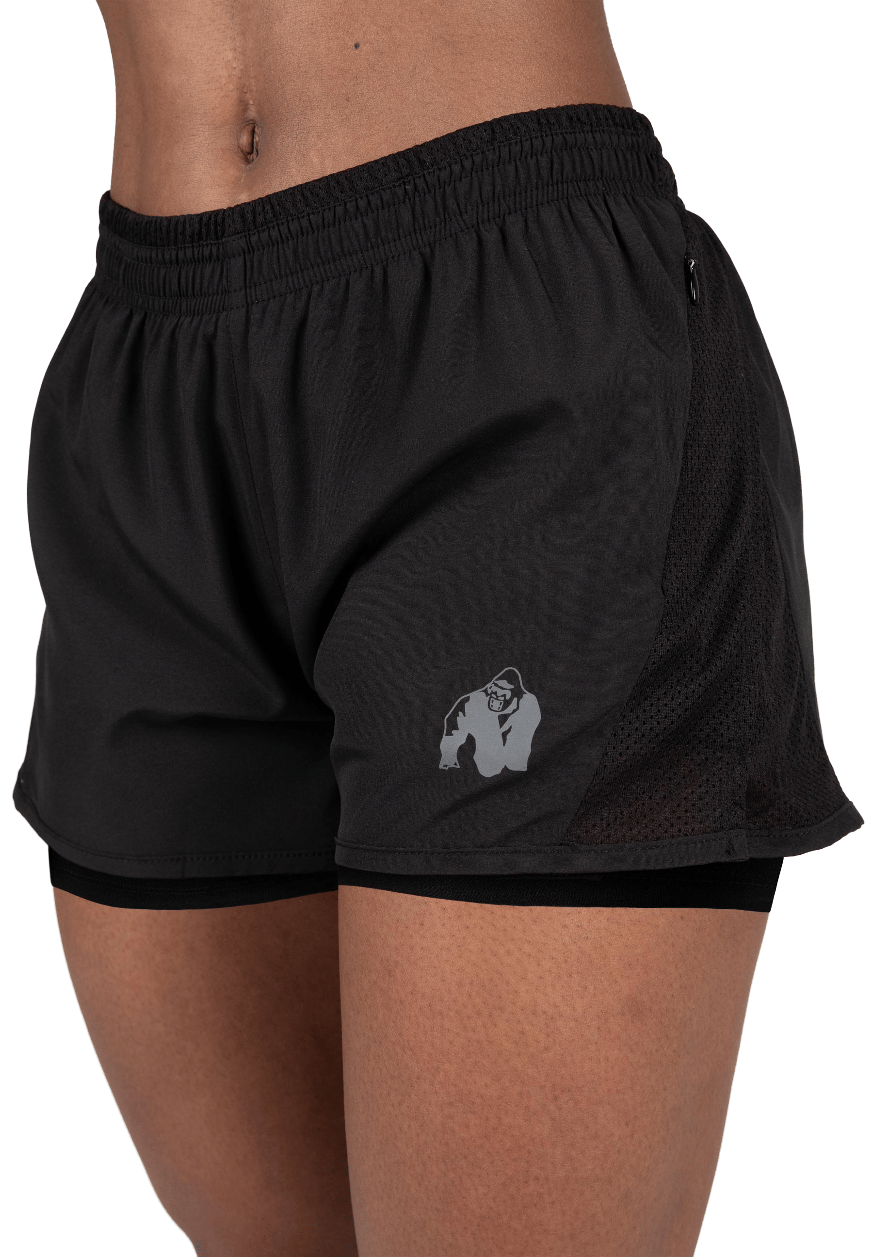 Portland 2-In-1 Shorts - Black