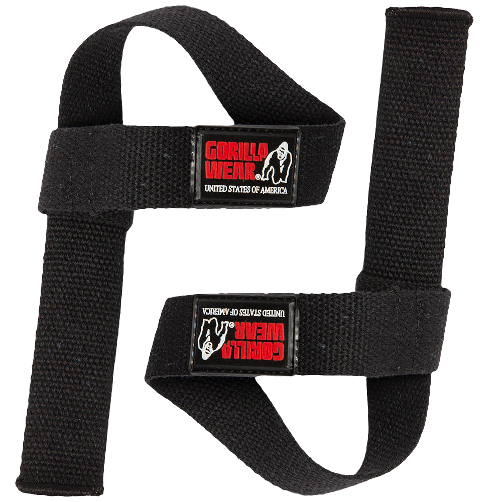 Non-Padded Lifting Straps - Black
