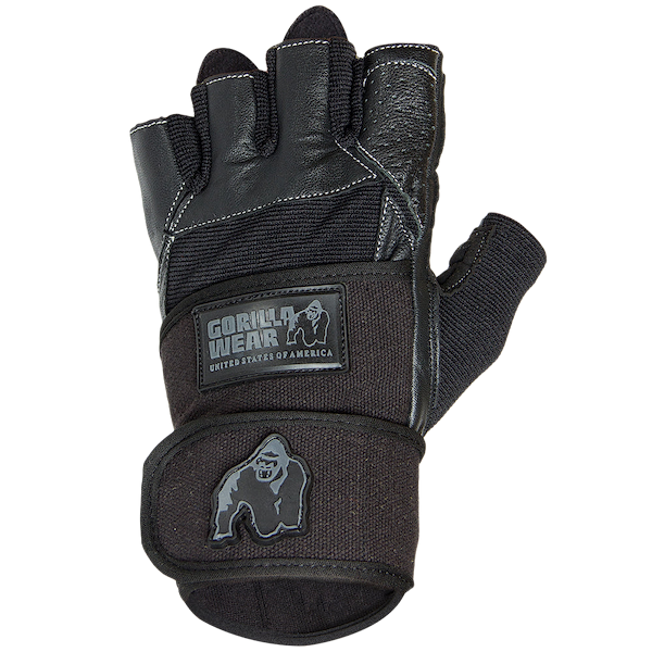 Dallas Wrist Wrap Gloves - Black