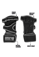 Yuma Workout Gloves - Black/White