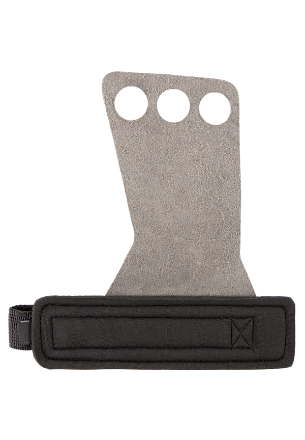 3-Hole Carbon Lifting Grips - Black