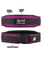 Gorilla Wear 4 Inch Women's Lifting Belt - Black/Purple