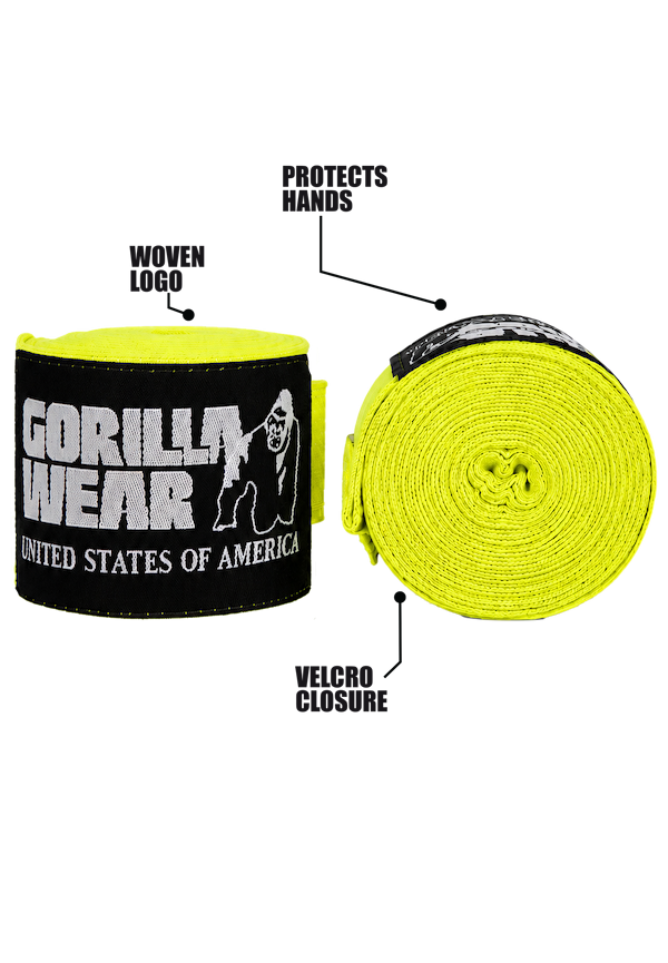 Boxing Hand Wraps - Yellow