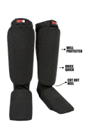 Jefferson Shin Guards - Black