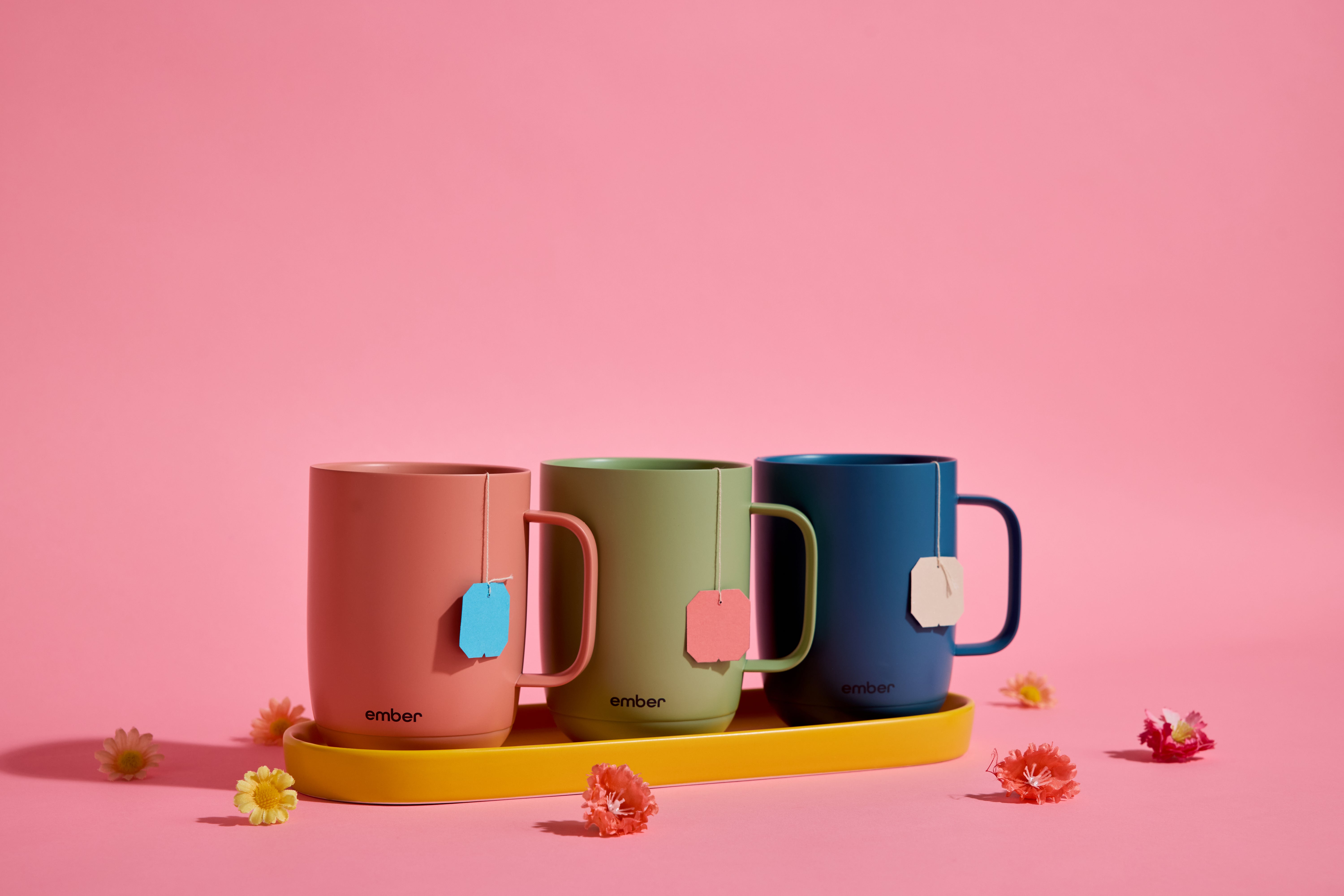 Blank Ember Mug products in multiple colors
