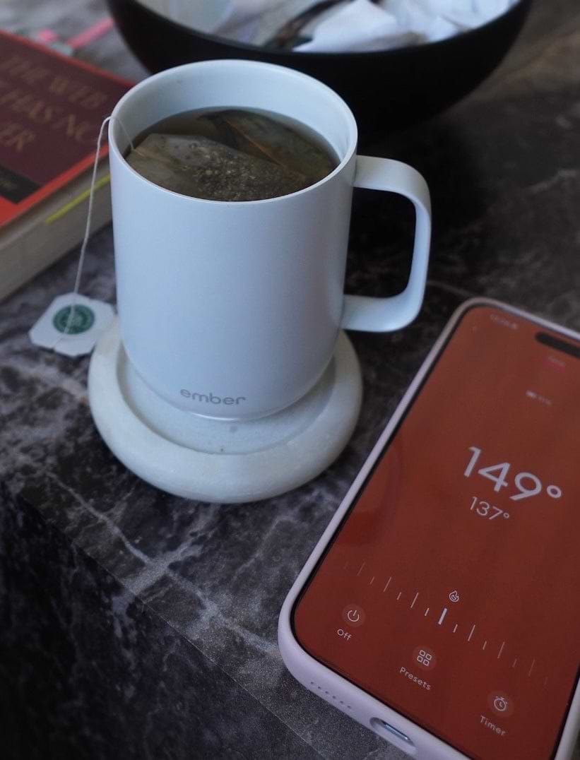 Use the app to set your preferred temp