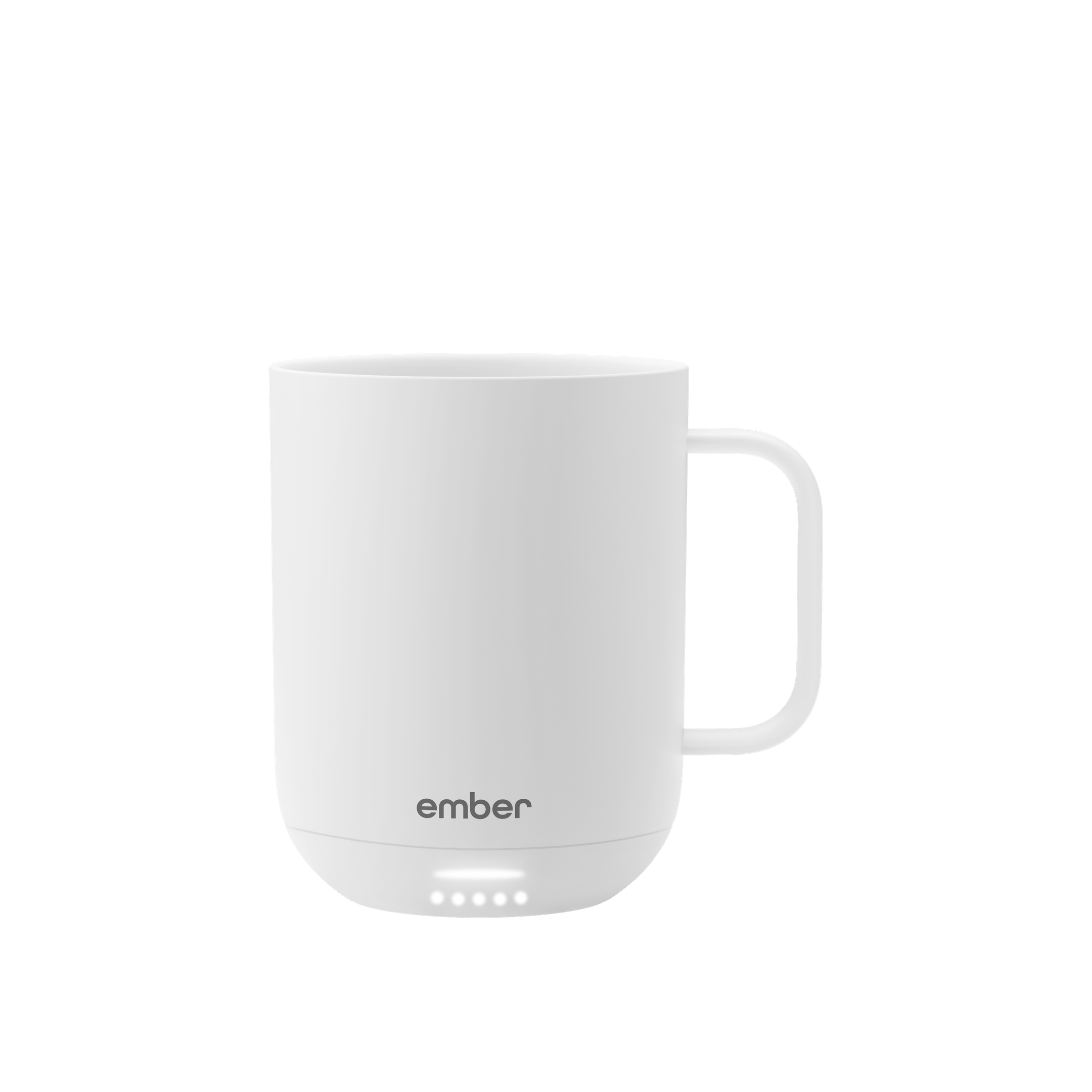 Ember Mug 3 in White, 10 oz, front view