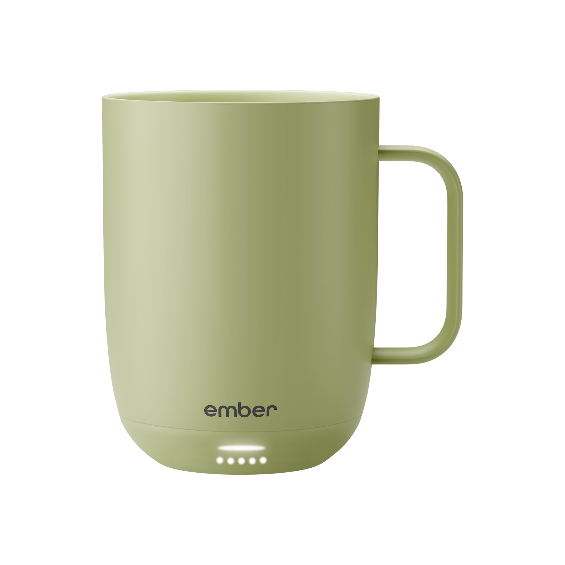Ember Mug 3 in Matcha Green, 14 oz, front view