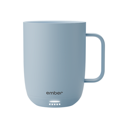 Ember Mug 3 in Powder Blue, 14 oz, front view