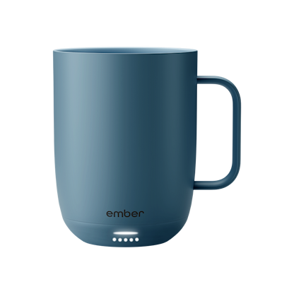 Ember Mug 3 in Salt Blue, 14 oz, front view