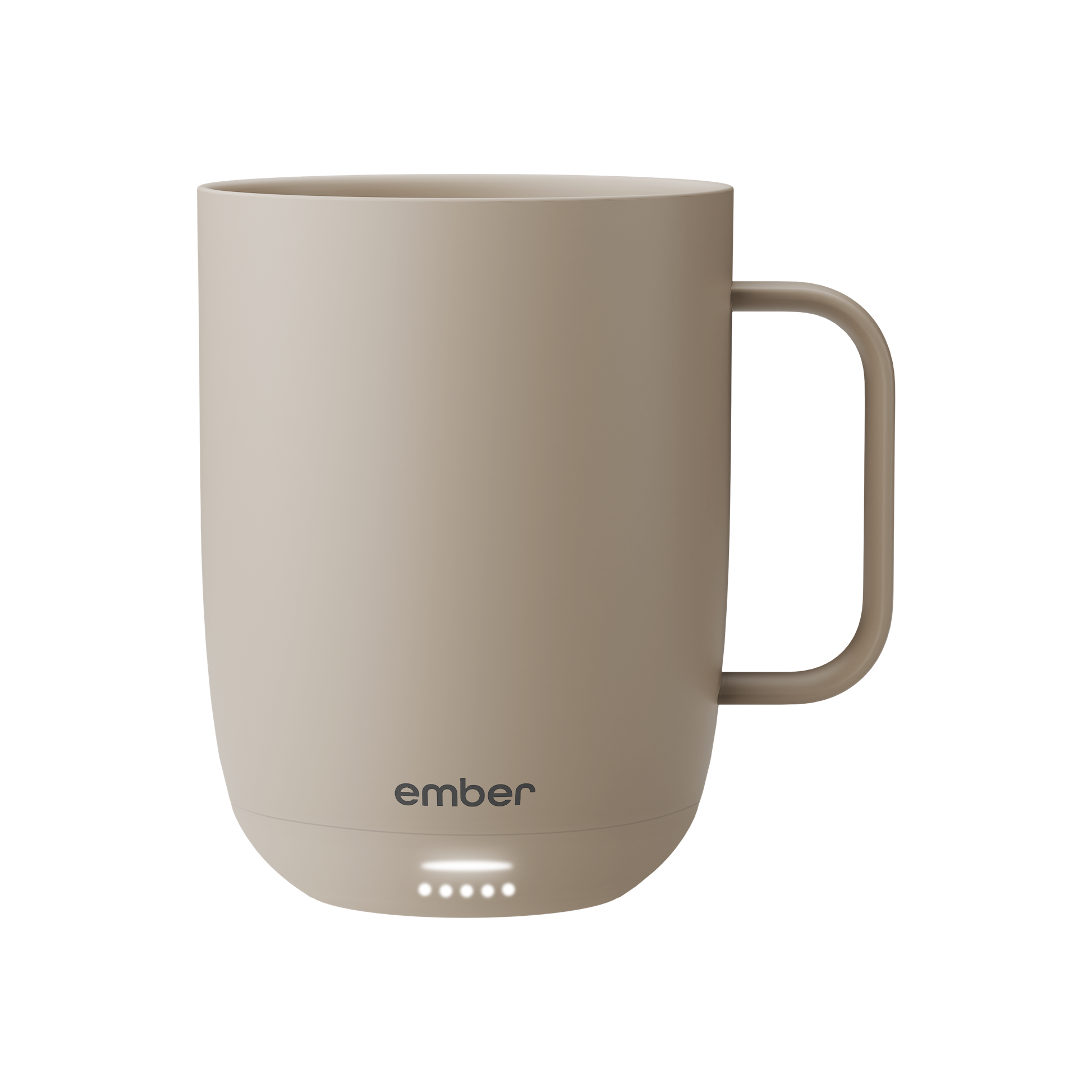 Ember Mug 3 in Sandstone, 14 oz, front view