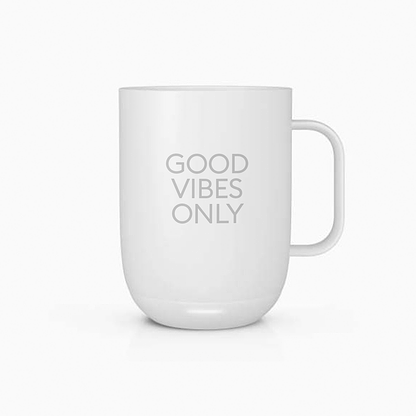Ember Mug 2: Good Vibes Only Edition - 10oz / White | Ember Mug