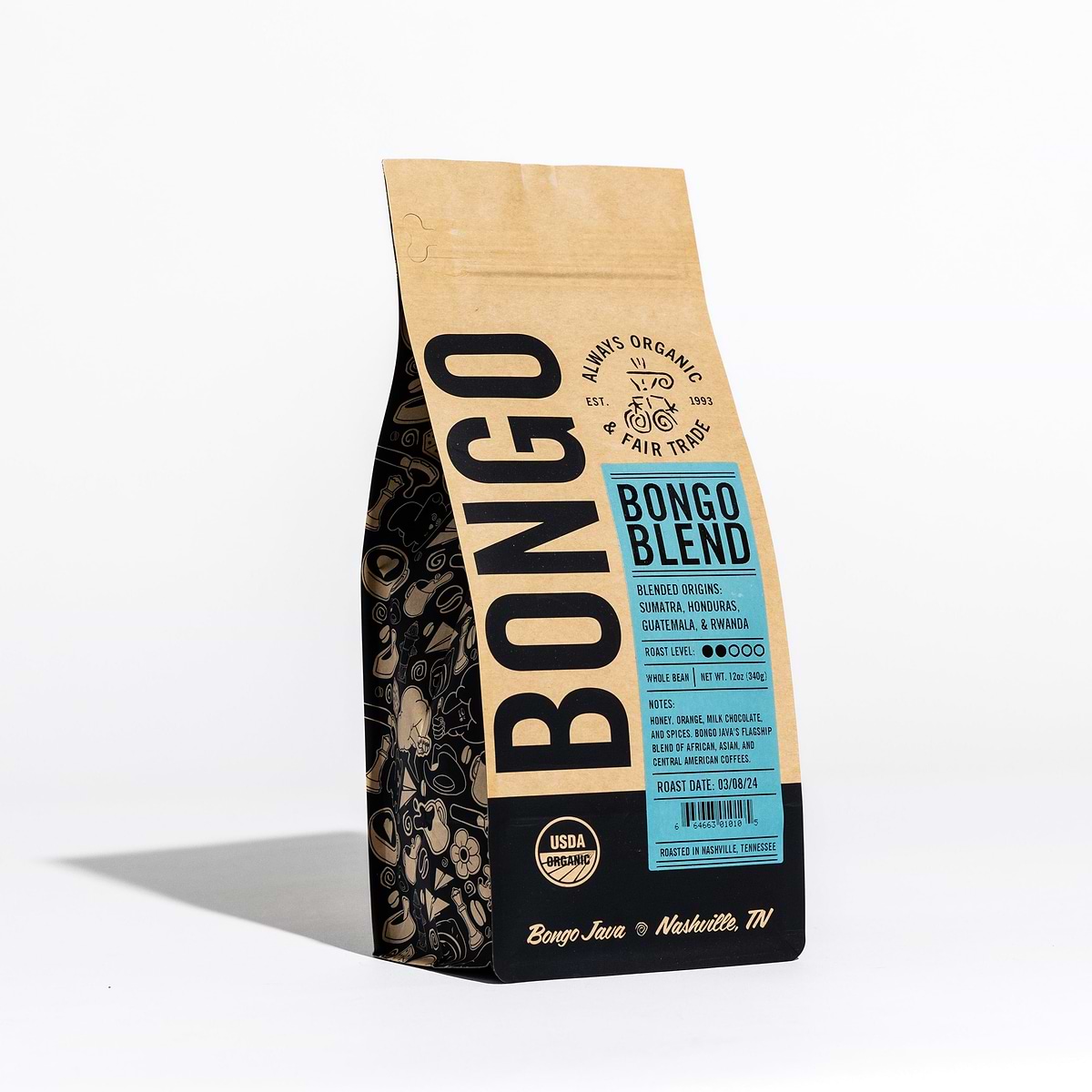 Bongo Blend - Ground for drip / 12 oz