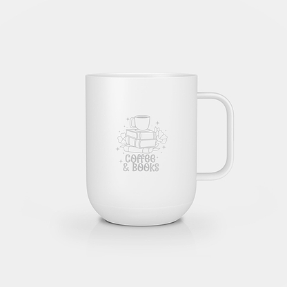Ember Mug 2: Bookish Era Edition - 10 oz / White | Ember Drinkware