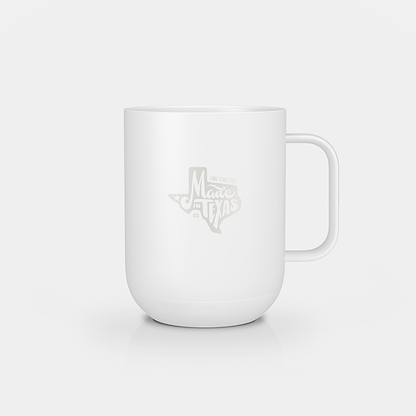 Ember Mug 2: Texas Edition - 10 oz / White | Ember Drinkware