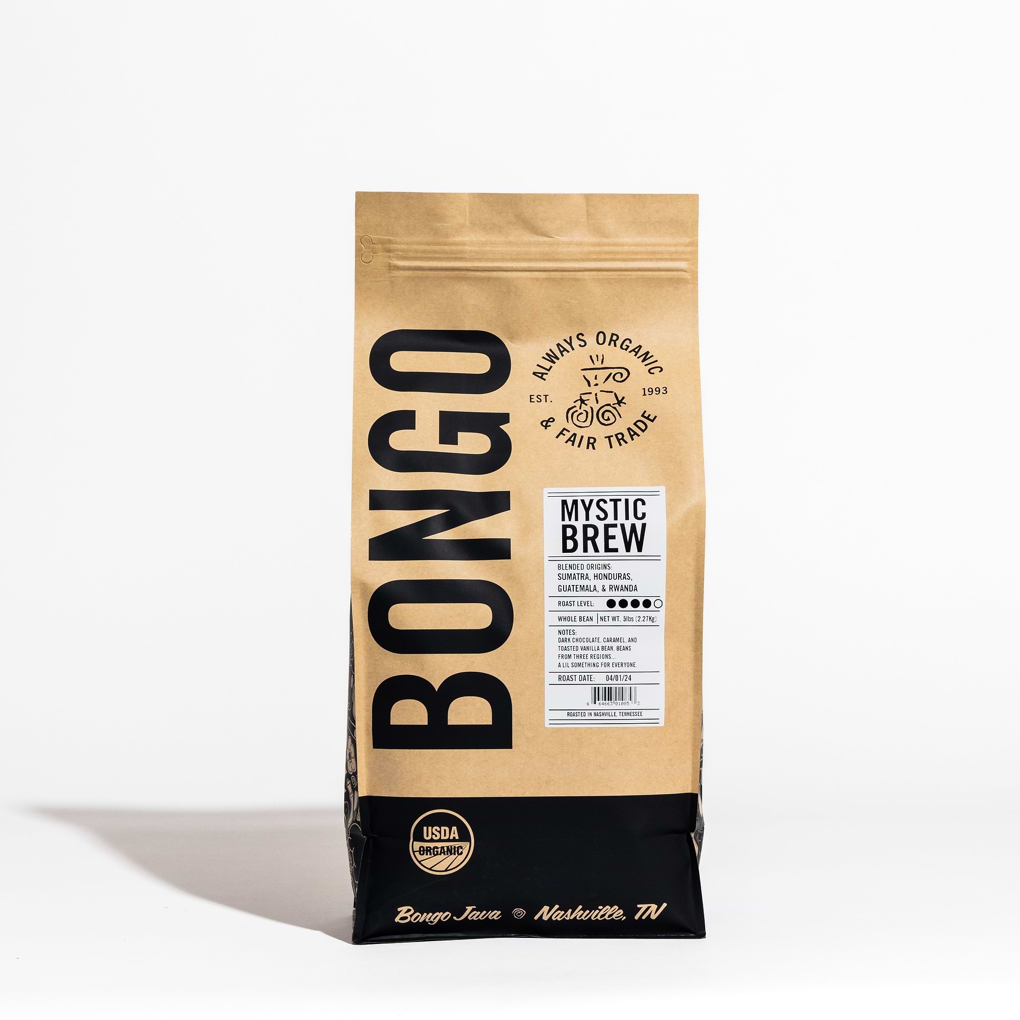 Mystic Brew - Ground for French Press (coarse) / 5 lbs