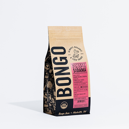 Natural Ethiopia Sidama - Ground for drip / 12 oz