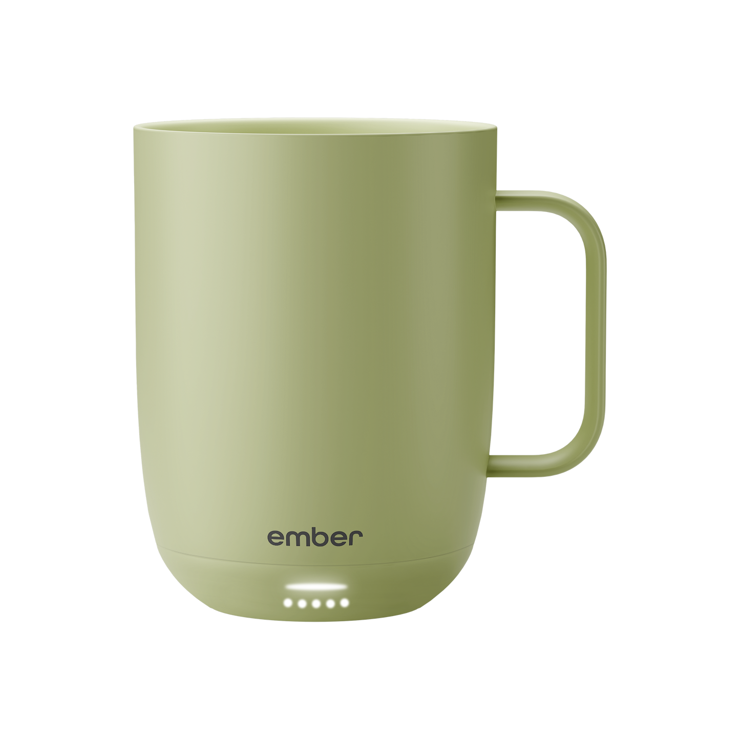 Ember Mug 3 in Matcha Green, 14 oz, front view