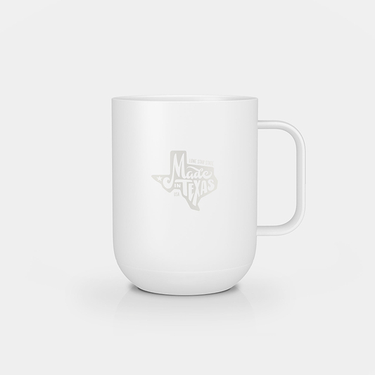 Ember Mug 2: Texas Edition - 10 oz / White | Ember Drinkware