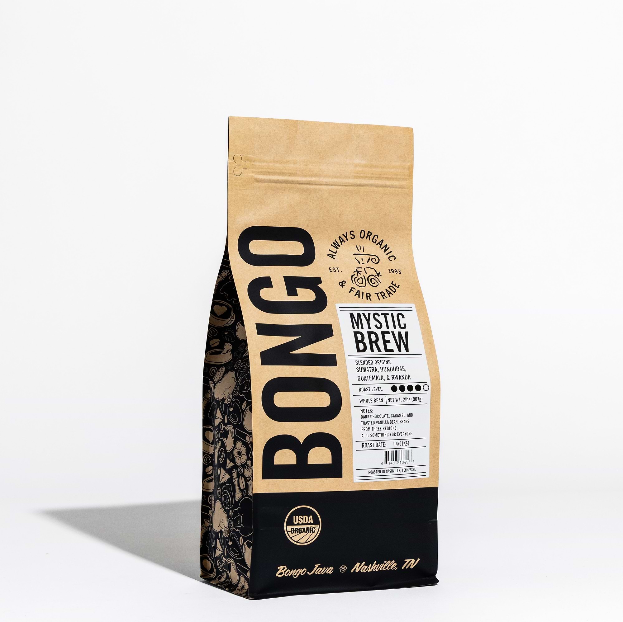 Mystic Brew - Ground for French Press (coarse) / 2 lbs