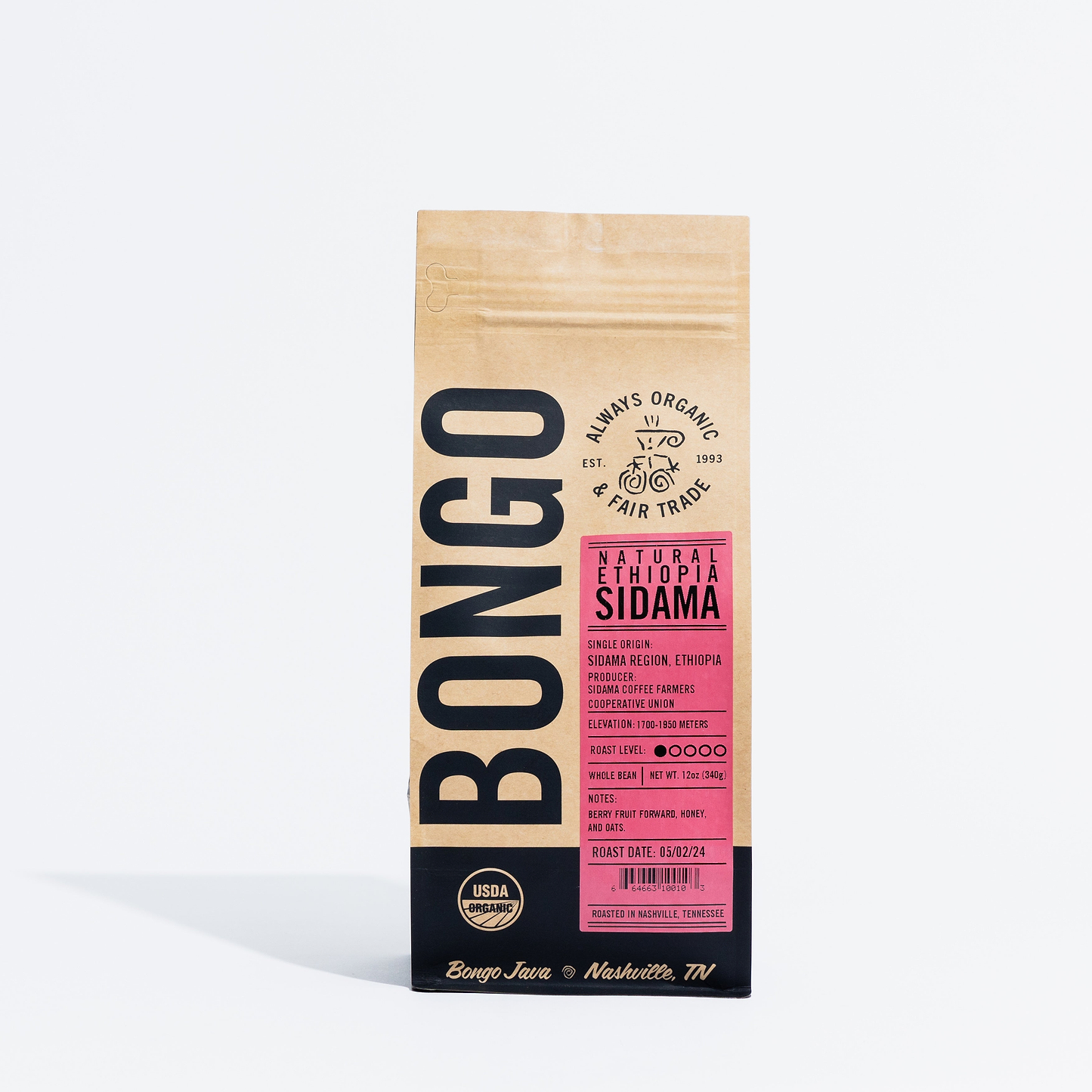 Natural Ethiopia Sidama - Whole Bean / 5 lb