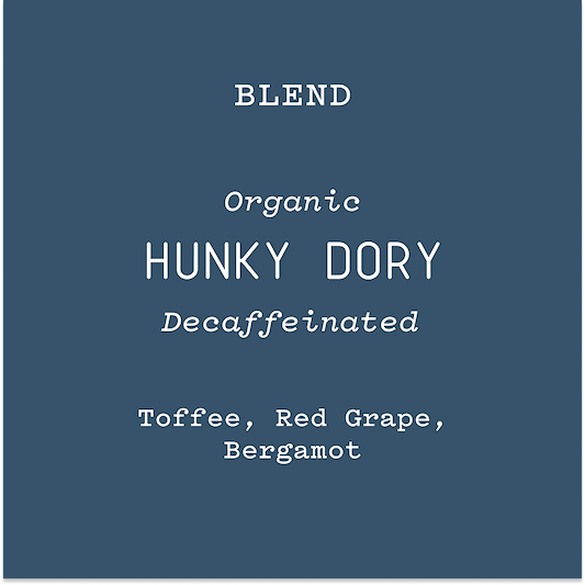 Hunky Dory | Decaf Light Roast - 12oz / Automatic Drip | Ember Coffee & Tea