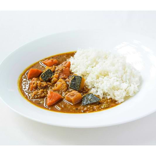 【スズキ食堂】インドカレー南瓜サンバル