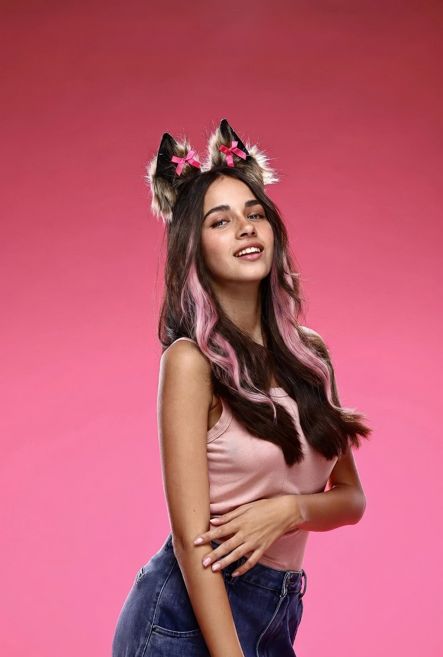 גוון שיער טבעי - ורוד בייבי