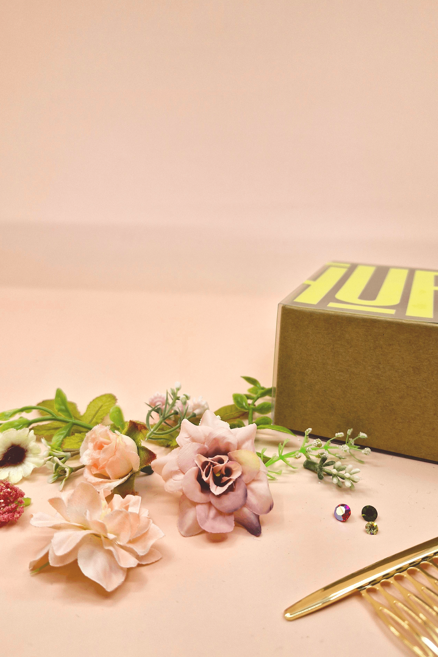 Silk Flowers Comb Kit -  Spring Bloom - Shufizoo