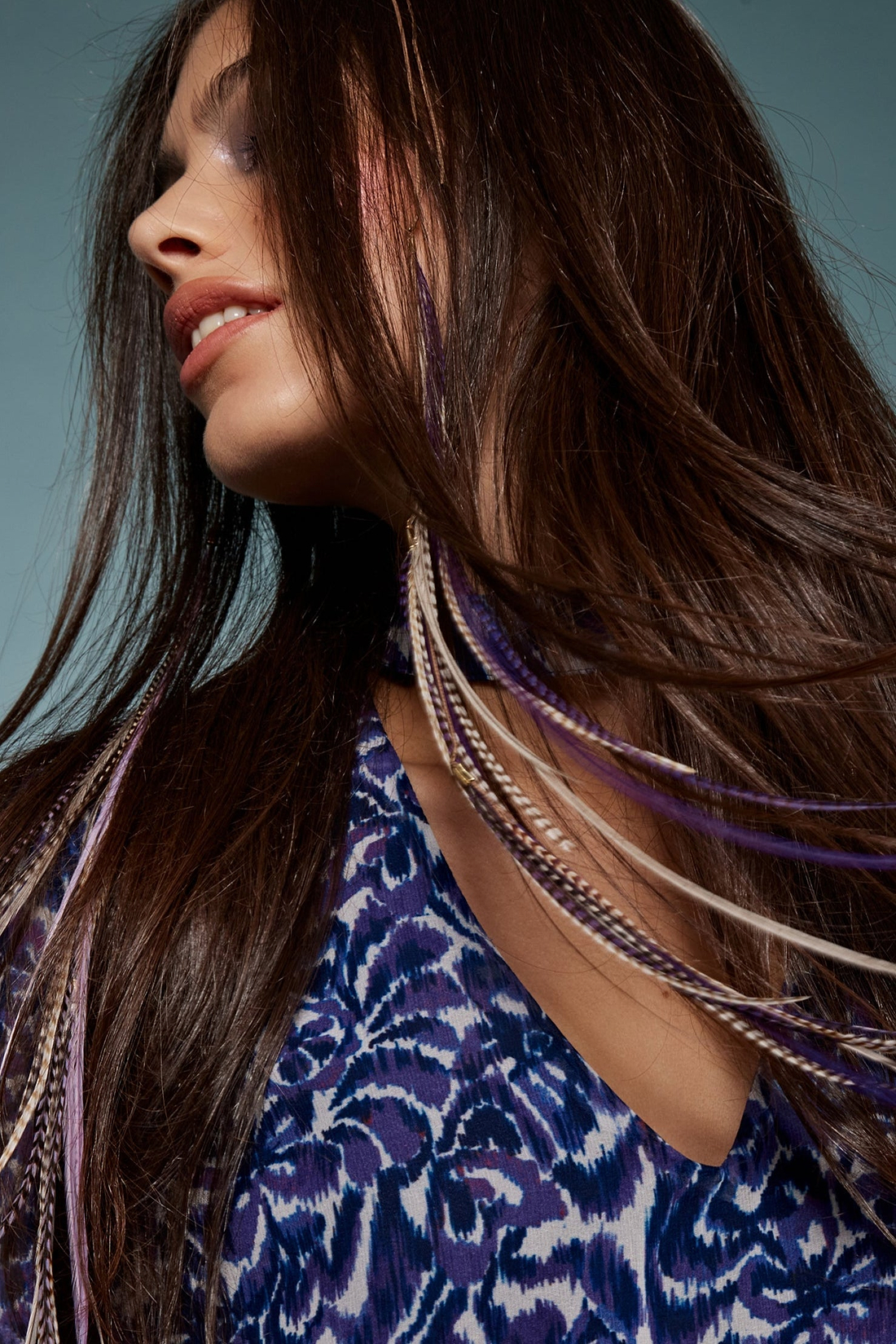Raschel Feathers Thread - Shufizoo - Purple