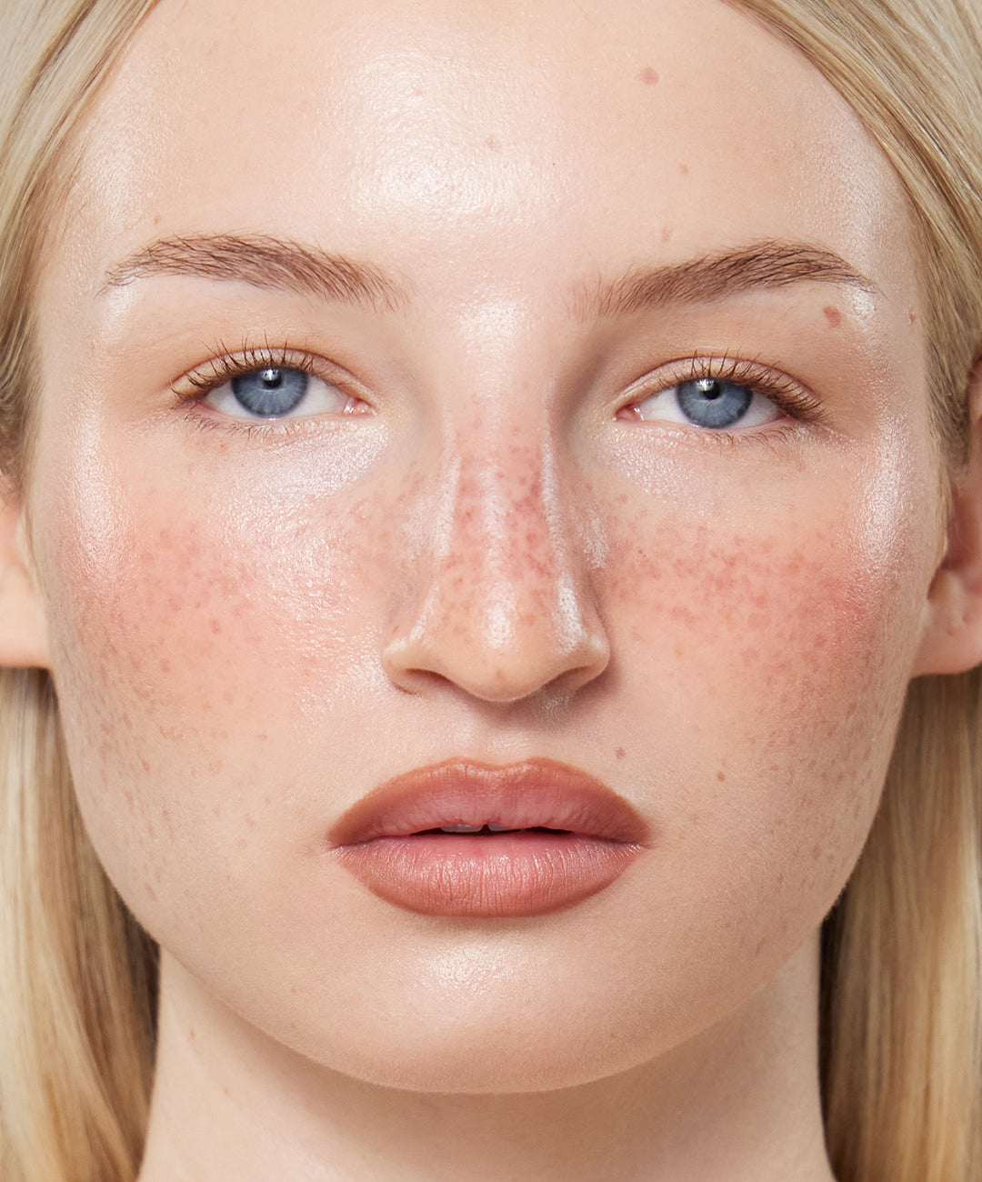 Model wears Lip Sculpt in Fawn