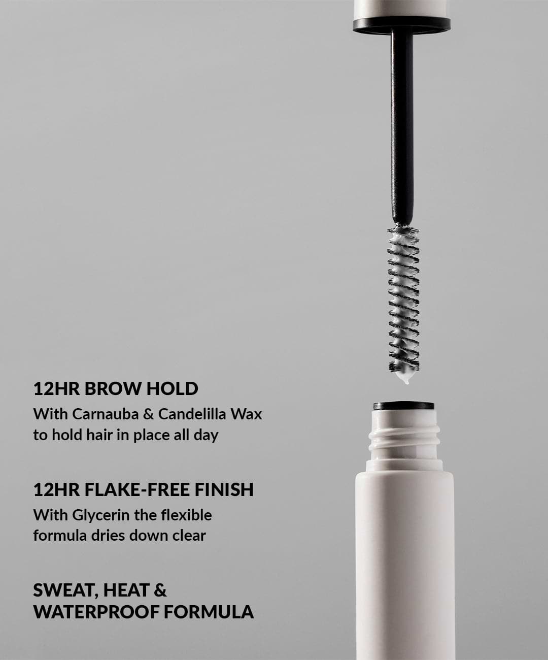 image of REFY Brow Sculpt showing the applicator brush of the brow gel