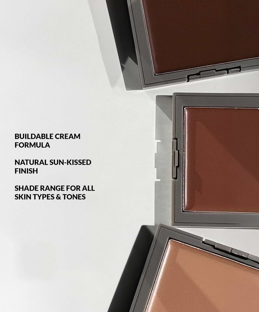 image showing benefits of the REFY cream bronzer
