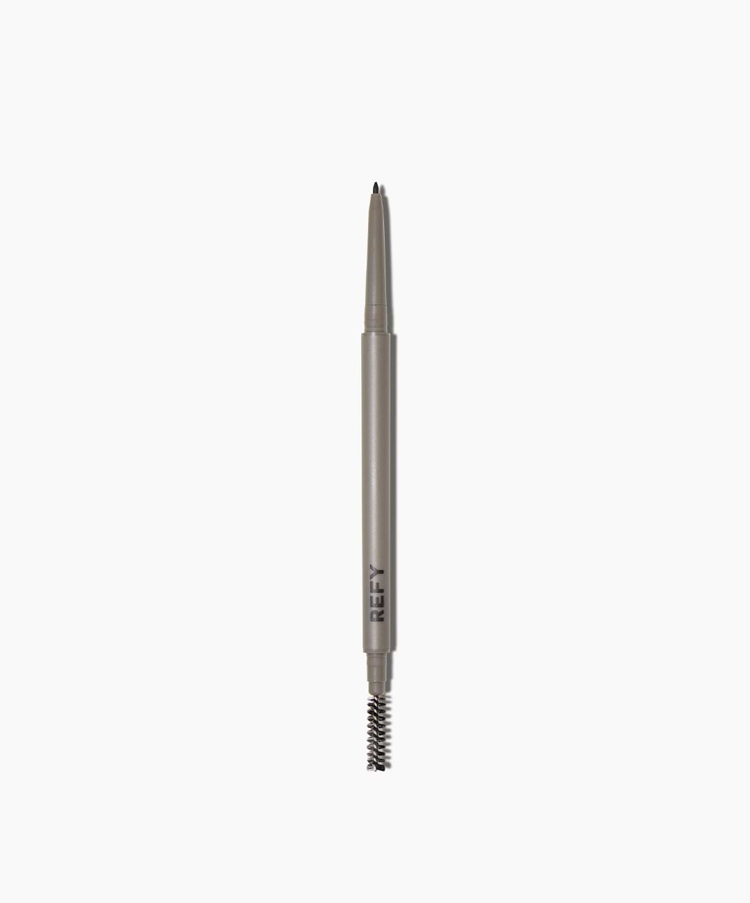 image shows the Refy brow pencil in shade Dark on a white background
