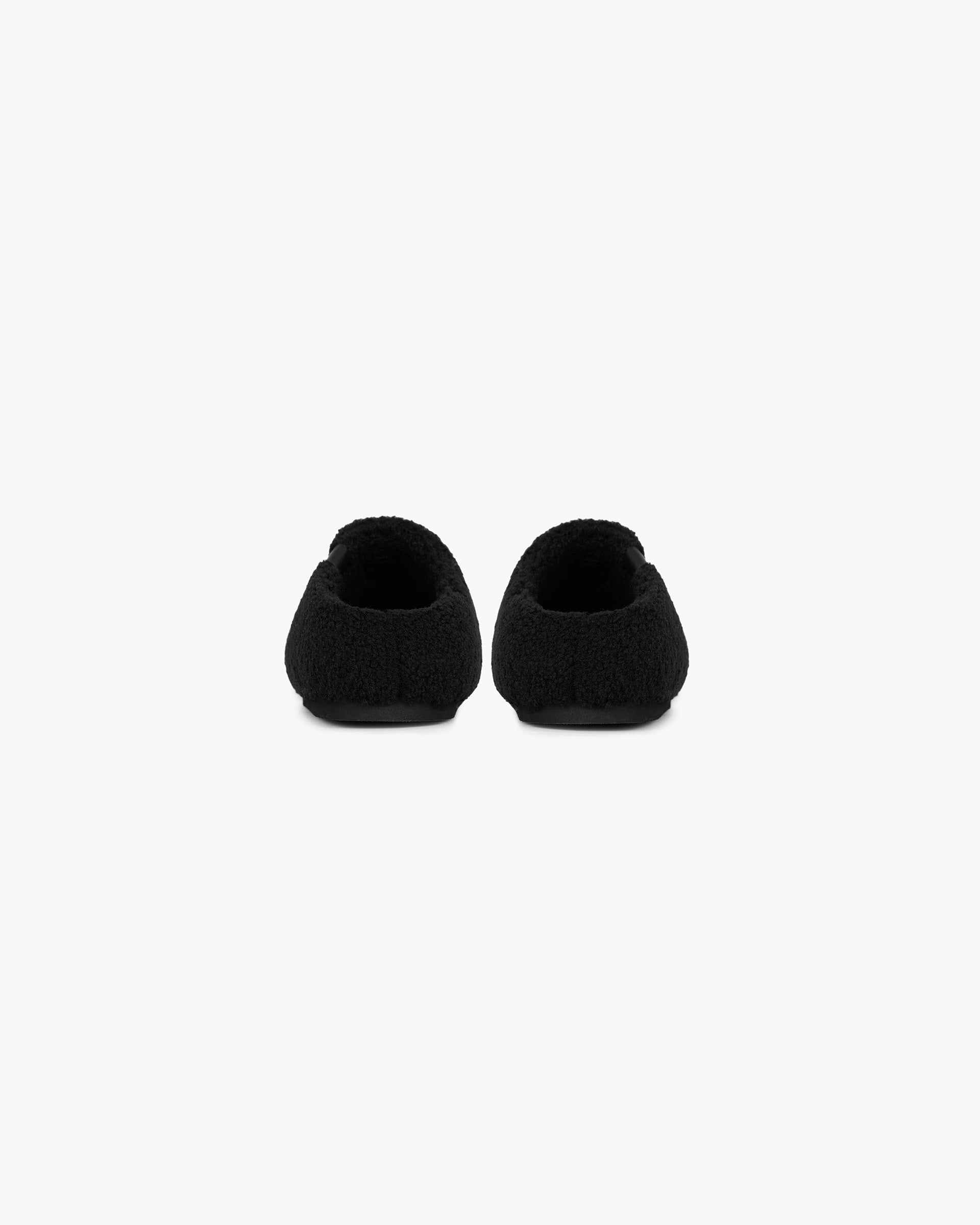 Fluffy Mule - Black