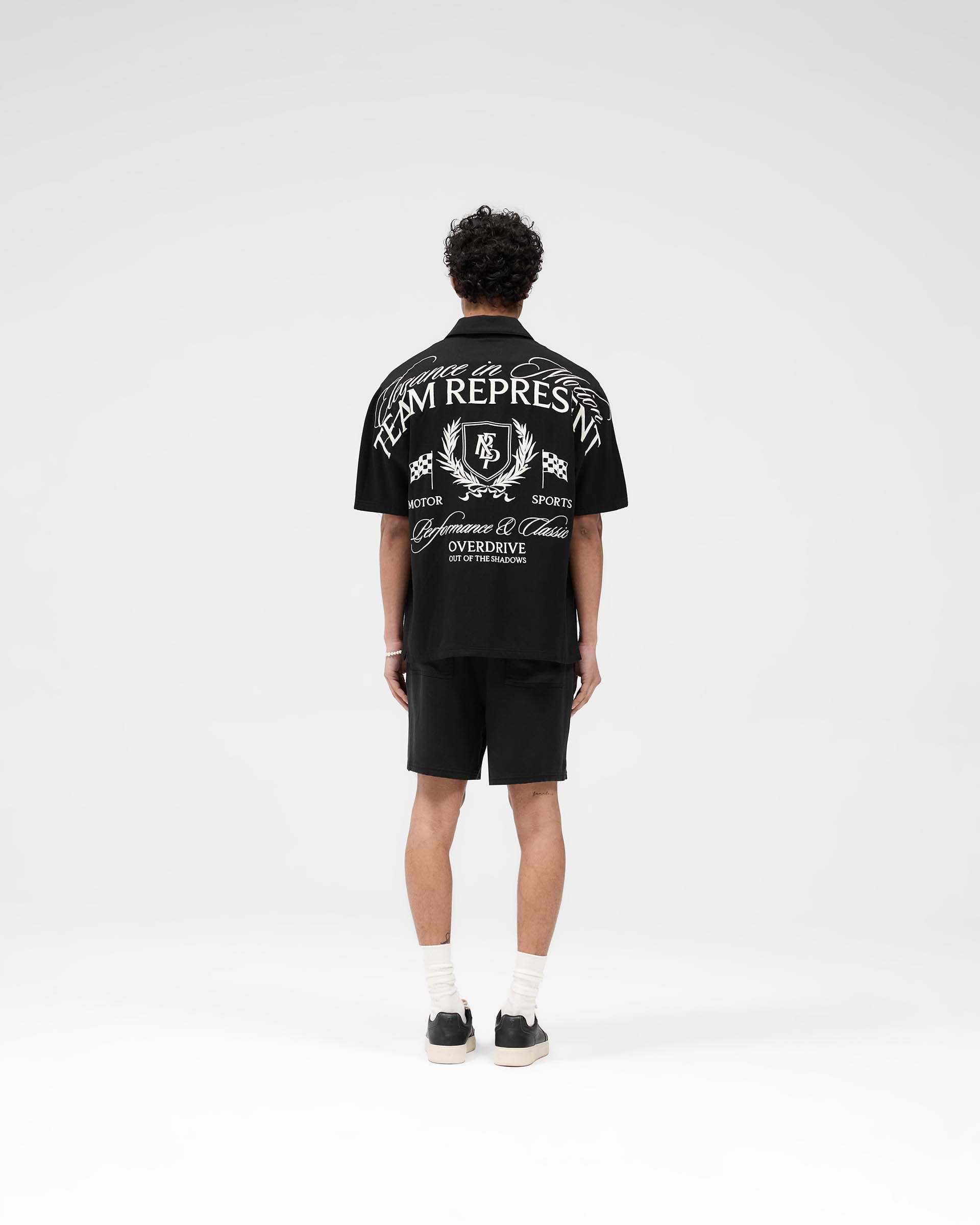 Represent Crest Shirt - Jet Black