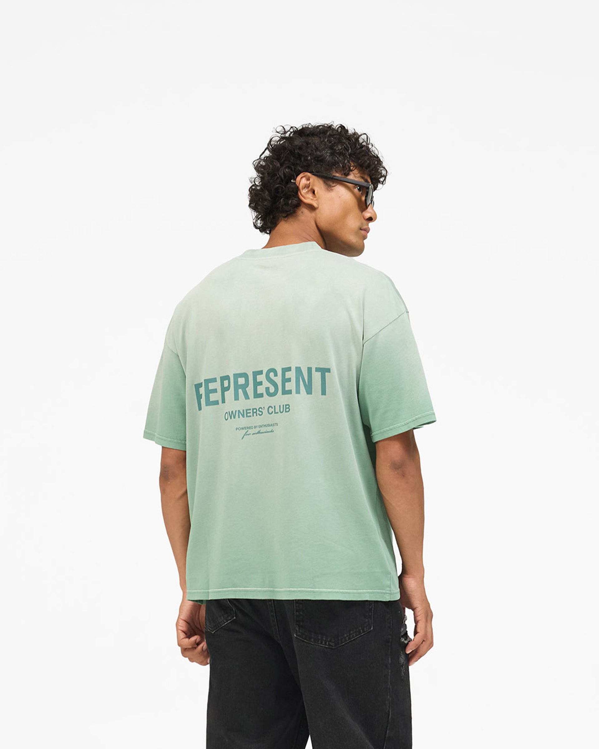 Represent Owners Club T-Shirt - Washed Aloe
